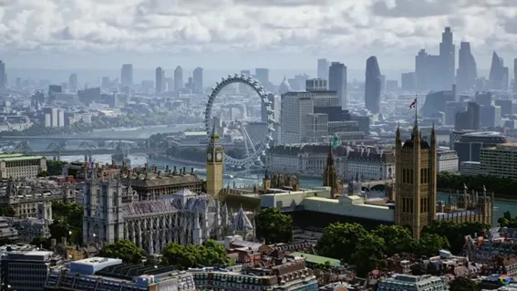 Esta é uma demonstração da Immersive View de Londres, Reino Unido (Imagem: Reprodução/Google)