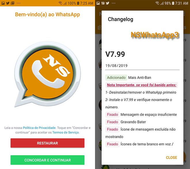 Testamos o NS WhatsApp: essa versão modificada do Zap é segura ou cilada? 