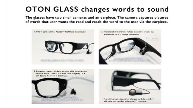 Smart glasses convertem palavras em voz para usuários com deficiência visual