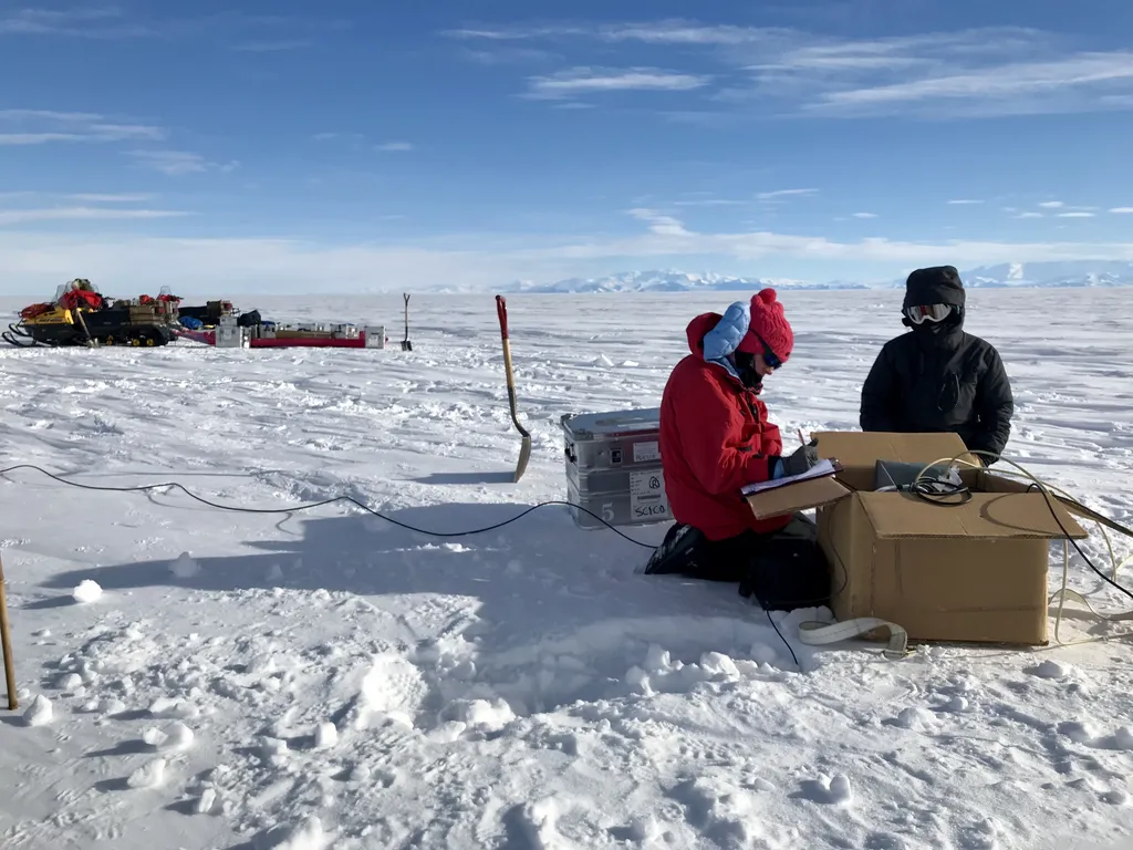 O aquífero foi encontrado próximo ao lago subglacial Whillans, na Antártida Ocidental (Imagem: Reprodução/Chloe D. Gustafson/Columbia University)