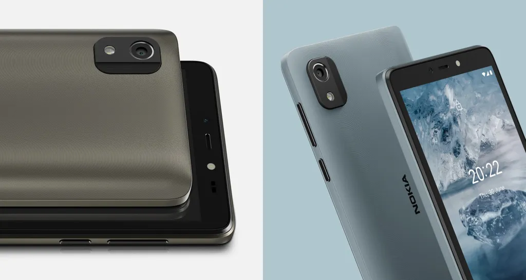 Smartphone mais acessível do trio, Nokia C2 (2nd Edition) tem tamanho compacto e bateria pequena (Imagem: Reprodução/Nokia)