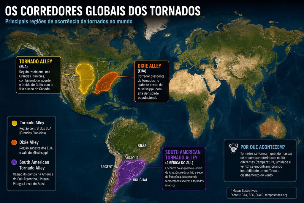 corredor global de tornados