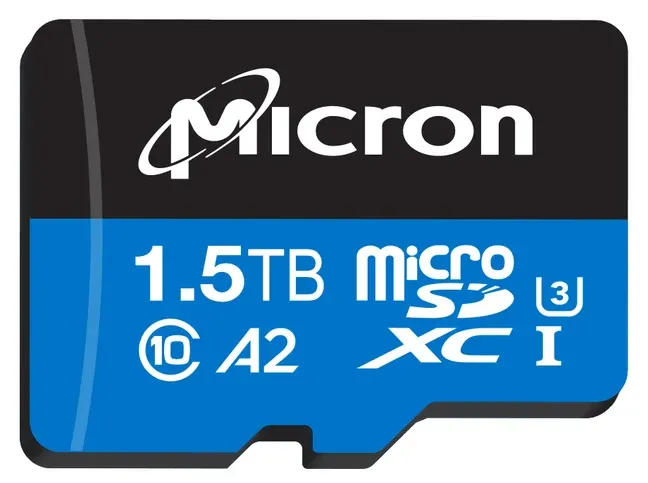 Cartão micro SD pode armazenar até 120 dias de imagens gravadas por câmeras de segurança (Imagem: Divulgação/Micron)
