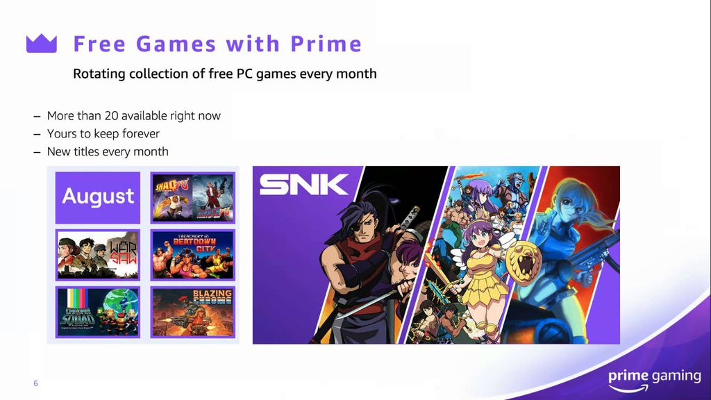 Prime Gaming é o novo serviço de jogos gratuitos da Amazon