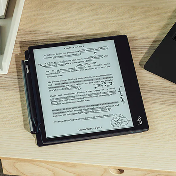kobo elipsa 2E 本体 Kobo Elipsa 2E é novo e-reader que permite anotações com caneta