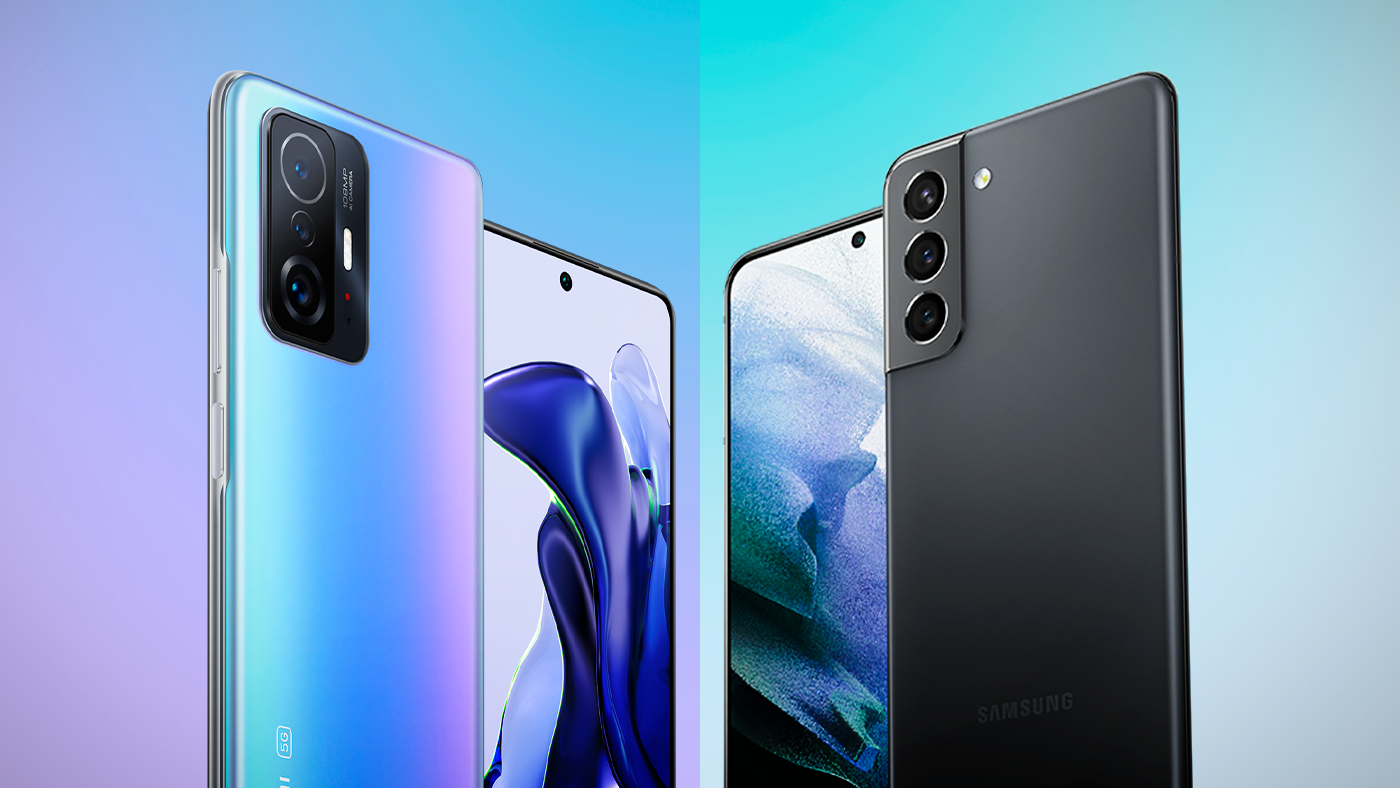 Galaxy S21 FE vs Xiaomi 11T Pro: celular top acessível mais