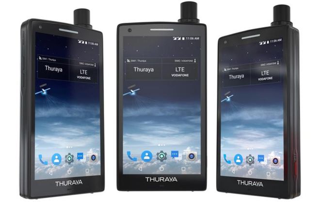 Thuraya X-5 Touch, o primeiro smartphone via satélite do mundo (Imagem: Thuraya)