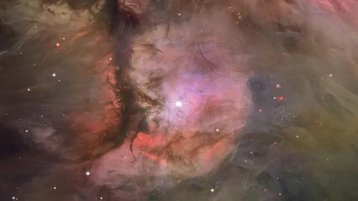 Veja como jatos de gás esculpiram objeto em forma de arco na Nebulosa de Órion