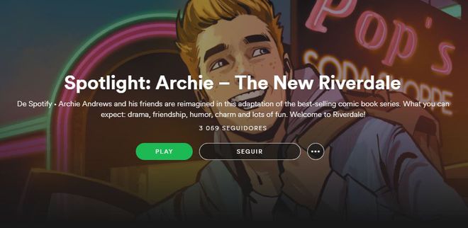 Spotify agora conta com HQs animadas; primeiro título é Archie