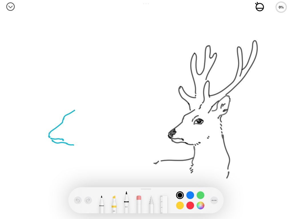 Aprenda a desenhar no iPad com o ShadowDraw (Captura de tela: Thiago Furquim)