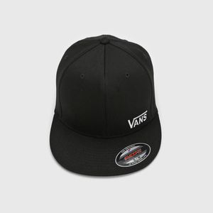 Boné Fechado Vans Splitz Flex Fit Aba Reta Preto, Tam M | Pix