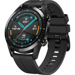 Smartwatch HUAWEI GT 2 46mm Relógio Inteligente Bluetooth GPS Modos de Esporte Inteligente Monitor de Frequência Cardíaca de SpO2 e de Sono Bateria de Longa Duração - Preto [CASHBACK AME]