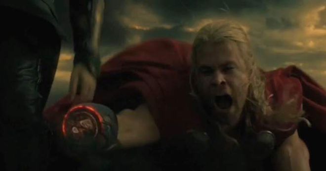 Thor sem uma das mãos (Reprodução/Marvel Studios)