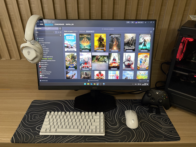 Teclado gamer Alienware Pro Wireless