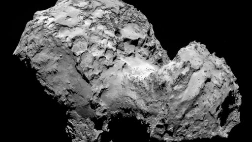 Cometa 67P, alvo da missão Rosetta, está emitindo uma aurora ultravioleta