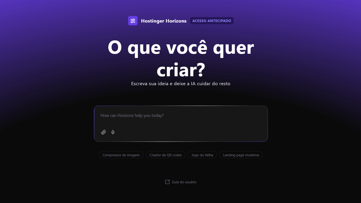 Como criar um web app usando IA sem saber programação