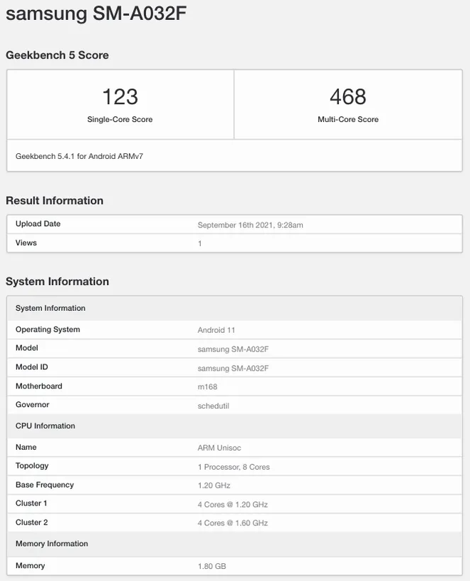 (Imagem: Geekbench/MySmartPrice)