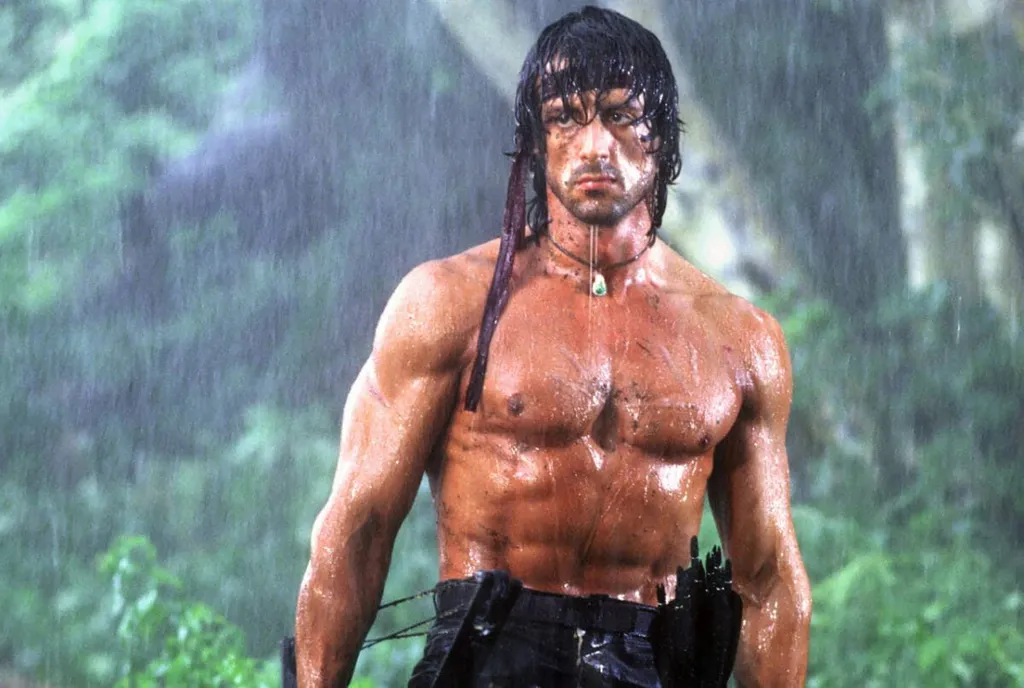 A figura do Rambo povoou o imaginário de toda uma geração sobre o que era um soldado e o que era a guerra (Imagem: Divulgação/Tri-Star Pictures)