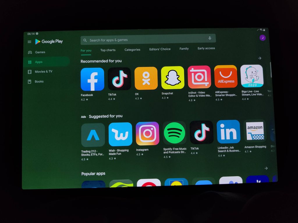 Até o Galaxy Tab S7, que usa tela LCD, está sofrendo com o bug da tela verde (Foto: Reprodução/Reddit)