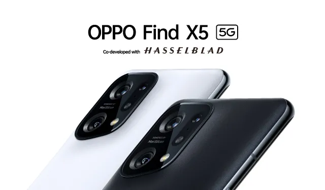 O Oppo Find X5 será mais modesto, com módulo tradicional em preto e acabamento fosco (Imagem: Evan Blass)