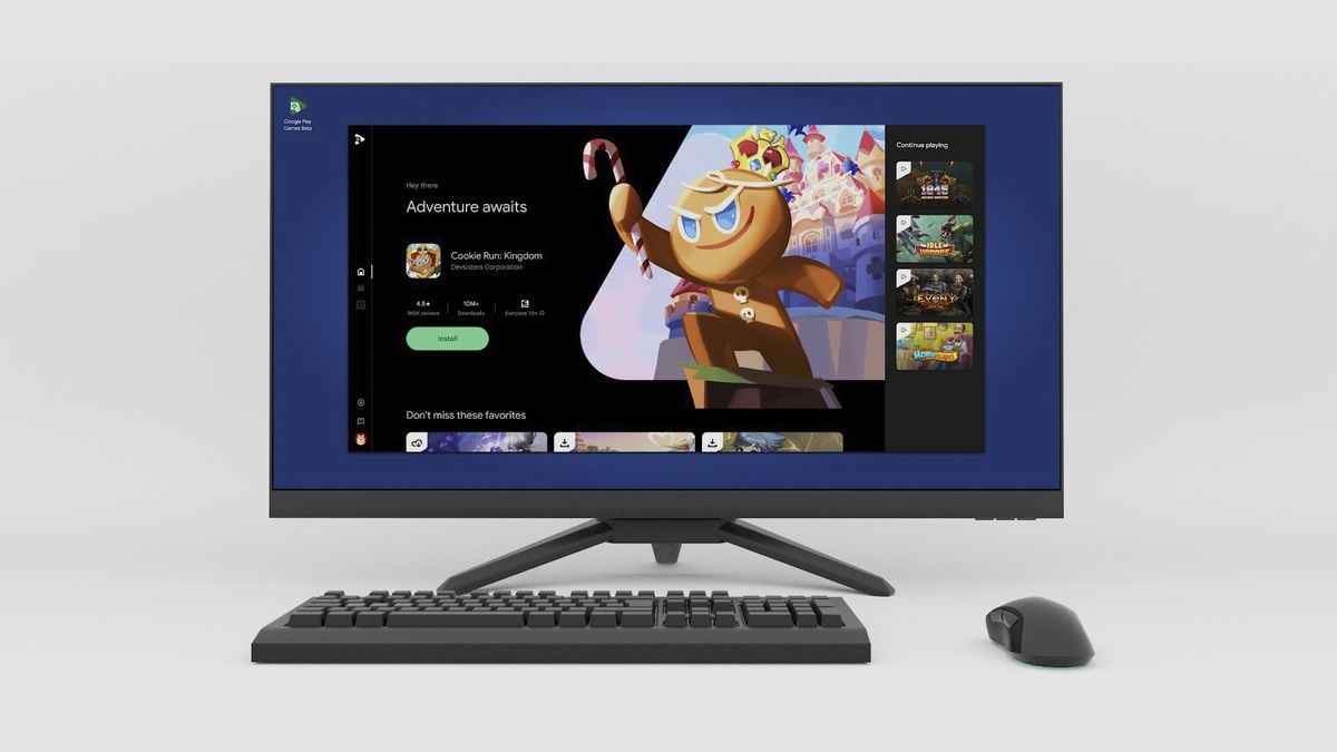 Jogos do Google Play Games chegam aos PCs com Windows 10 e Windows 11