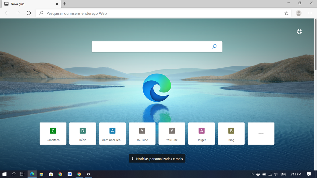 Microsoft Edge substituiu o Internet Explorer como navegador principal do Windows (Imagem: Redação)
