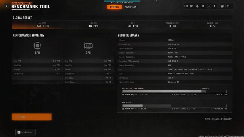 Call of Duty Black Ops 6 Upscaling Benchmark