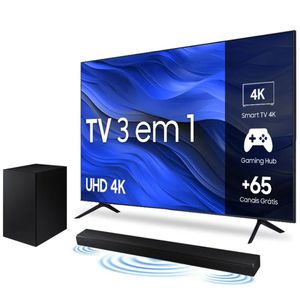 Samsung Smart TV 65" UHD 4K 65CU7700 + Soundbar Samsung HW-A555 Combo | CUPOM