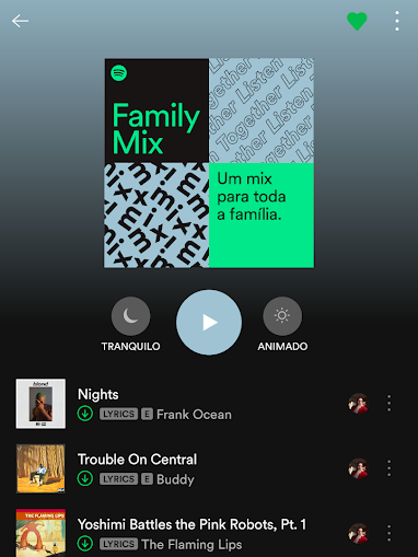 Family Mix reúne as preferências de todos os usuários do plano (Imagem: André Magalhães/Captura de tela)