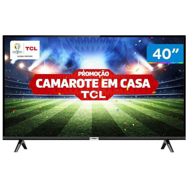 [CUPOM] Smart TV LED 40” TCL 40S6500 Full HD Android - Wi-Fi HDR Inteligência Artificial 2 HDMI USB