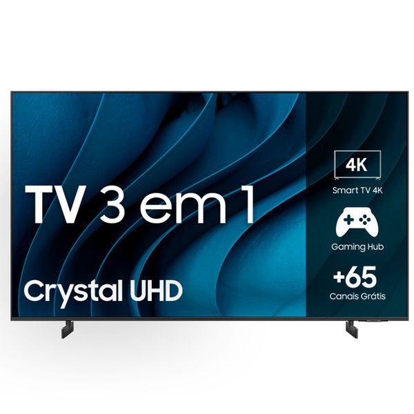 Smart TV Samsung 58" UHD 4K 58CU7700 2023, Gaming Hub | CUPOM