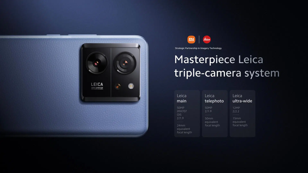 The Xiaomi 13T Pro features the same array of cameras as the Xiaomi 13T, but relies on more powerful processing with the MediaTek Dimensity 9200 Plus (Image: Disclosure/Xiaomi)