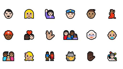 Microsoft lança novos emojis com opções de tom de pele