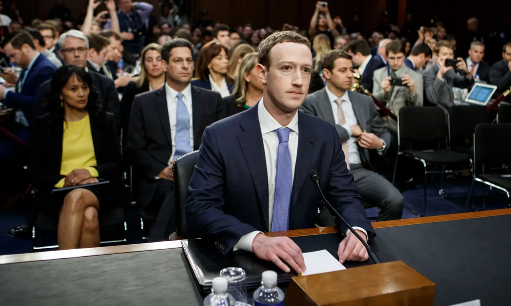 Mark Zuckerberg: depois do escândalo da Cambridge Analytica, ele não quer que o Facebook se indisponha com o governo dos EUA