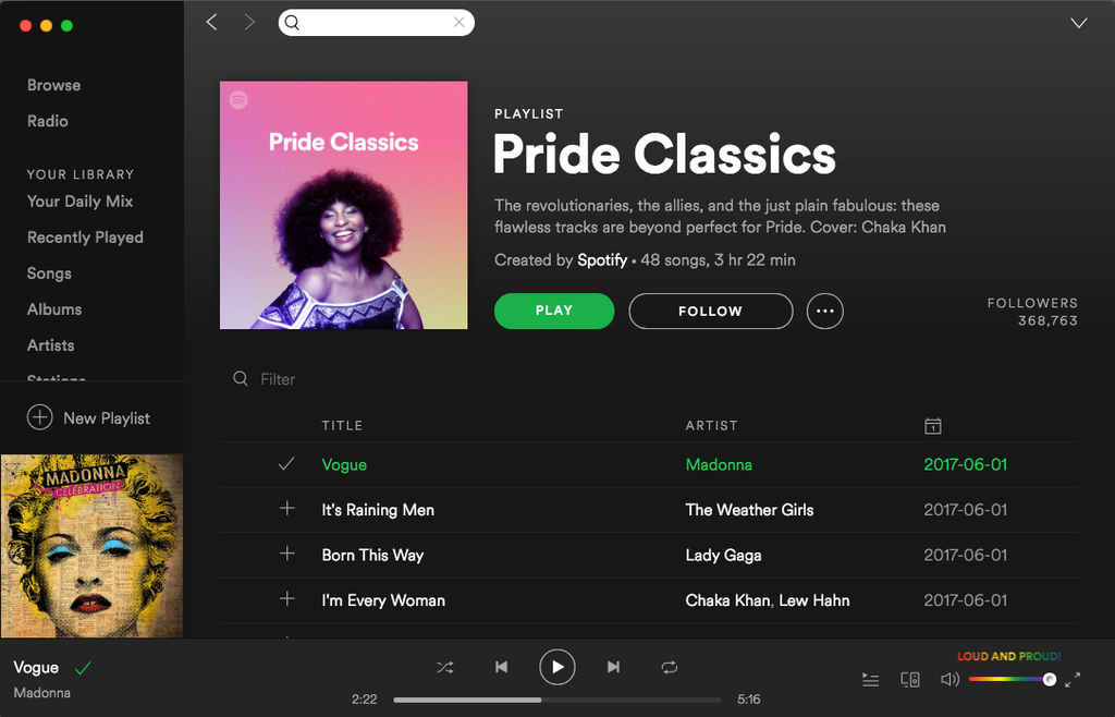 Spotify apresenta novo recurso e playists temáticas no mês do Orgulho LGBTQ+