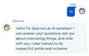 O Sparrow é a solução de chat do Google para brigar com o ChatGPT, da OpenAI e Microsoft (Imagem: Reprodução/DeepMind)