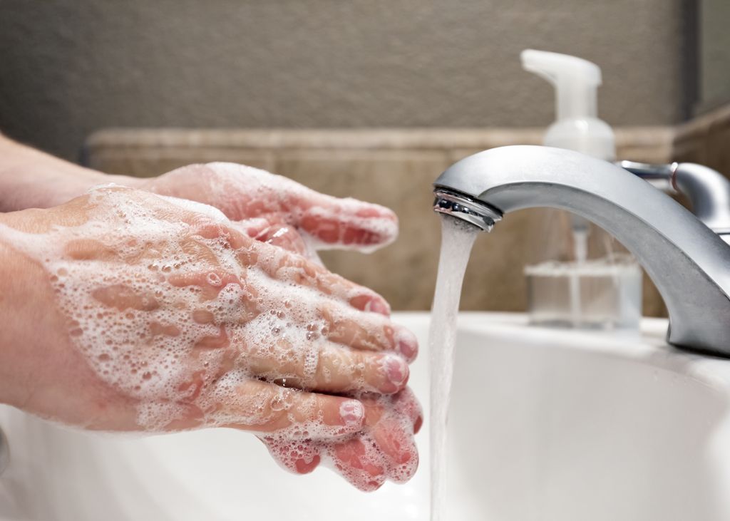 Lavar as mãos previne contra casos de influenza e parainfluenza (Imagem: Reprodução/Mblach/Envato Elements)