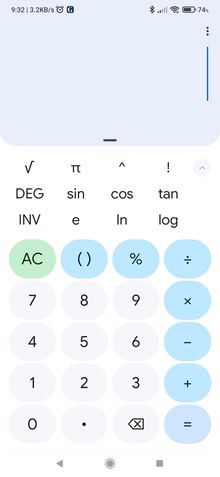 Calculadora Material You 3