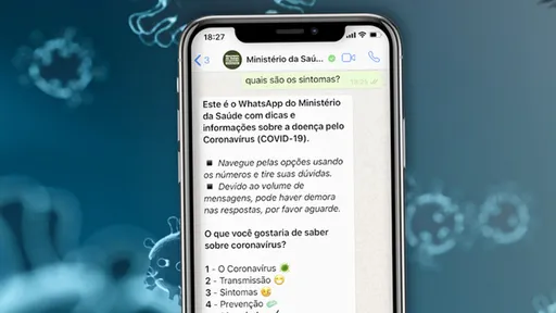 WhatsApp agora tem bot do Ministério da Saúde com dicas sobre coronavírus