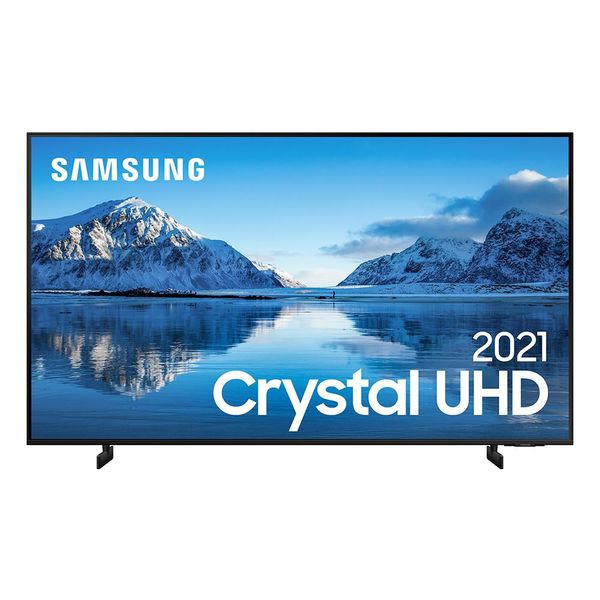 Smart TV 50" Crystal UHD 4K 50AU8000, Dynamic Crystal Color, Borda Infinita, Visual Livre de Cabos, Alexa Built In Samsung - UN50AU8000GXZD [À VISTA]