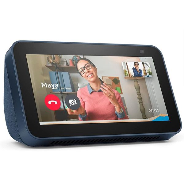 Novo Echo Show 5 | 2ª geração (versão 2021) Azul Smart Display de 5' com Alexa e câmera de 2 MP