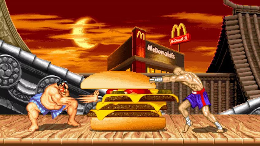 Capcom e McDonald's: Street Burgers