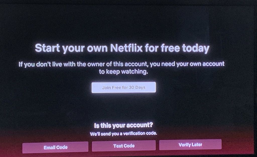 Netflix começa a testar sistema para impedir compartilhamento de senhas