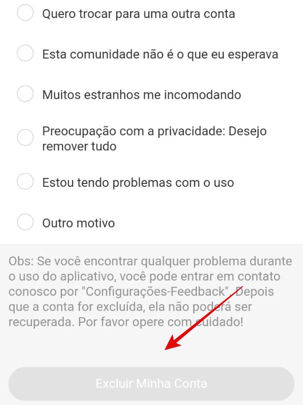 Como excluir a conta do Kwai pelo celular