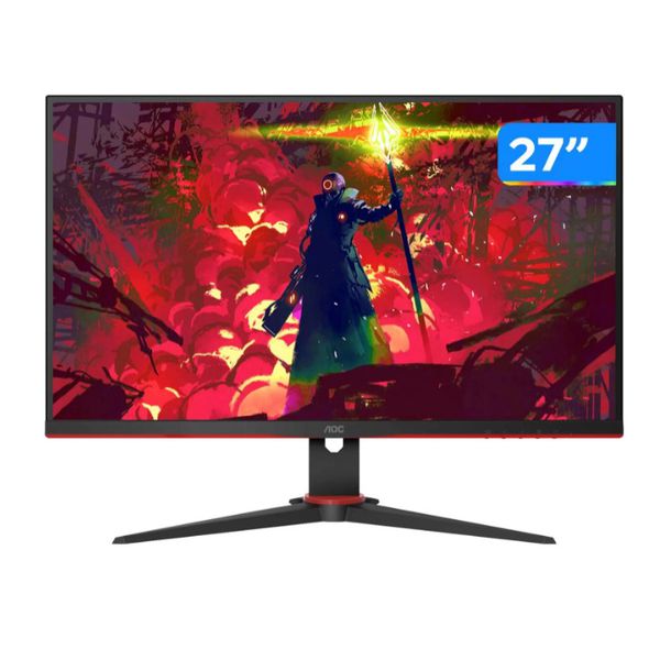 Monitor Gamer AOC Sniper 27G2HE5 27” LED IPS - Widescreen Full HD HDMI VGA 75Hz 1ms [APP + CLIENTE OURO]