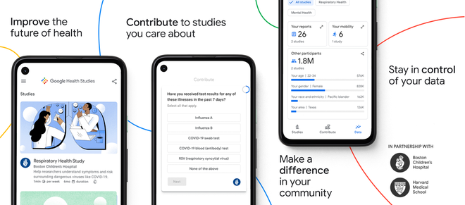 Google lança Health Studies, app que permite participar de estudos médicos (Imagem: Reprodução/Google Blog)