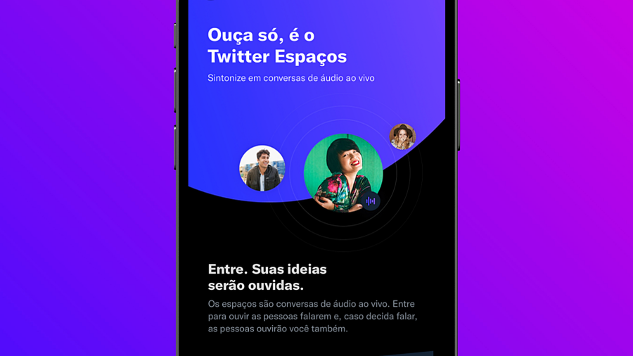 Salas do Twitter Espaços vai ganhar suporte a interações de texto