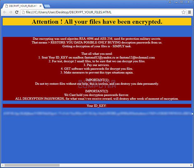 Fanton Ransomware Fanton Ransomware