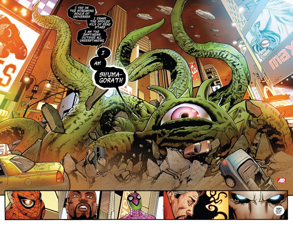 Shuma Gorath pode ser o grande vilão de DOutor Estranho no Multiverso da Locuura, segundo algumas teorias (Imagem: Reprodução/Marvel Comics)