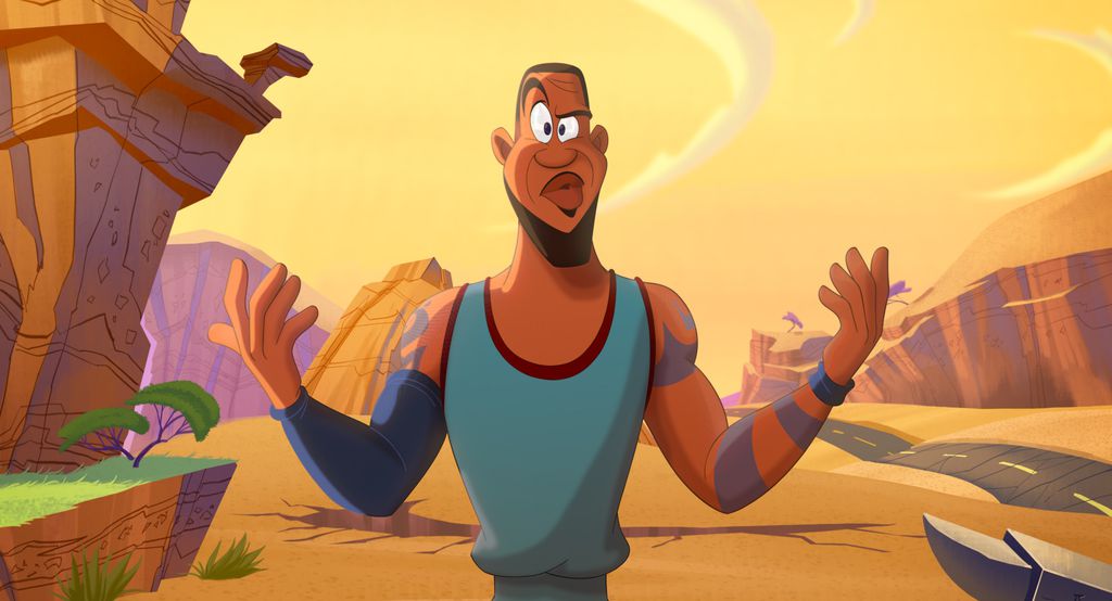 LeBron James entra no universo Looney numa versão animada do astro do basquete da NBA (Imagem: Divulgação / Warner Bros.) 